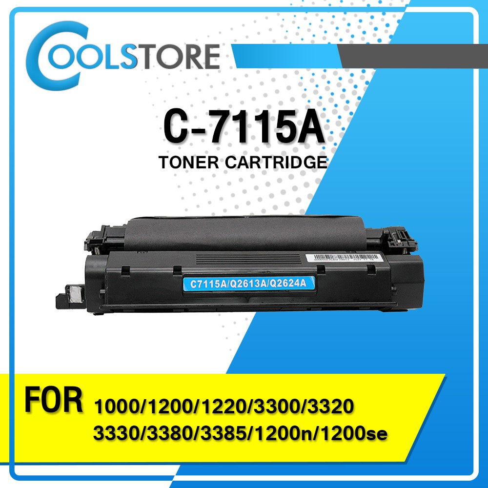 COOLS หมึกเทียบเท่า C7115A/7115A / C7115 / 7115 / 15A / 15 For Hp Printer 1000/1000W/1200/1220/3300