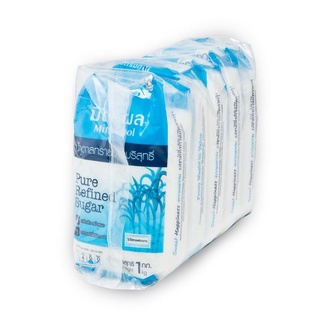 โปรโมชัน! มิตรผล น้ำตาลทรายขาวบริสุทธิ์ 1 กก. x 5 ถุง Mitr Phol Pure Refined Sugar 1 kg x 5 Bags