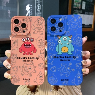 เคสโทรศัพท์มือถือ ขอบสี่เหลี่ยม ลาย Monster Family สําหรับ POCO X4 Pro M4 M3 Pro 5G X3 NFC GT F3 C55