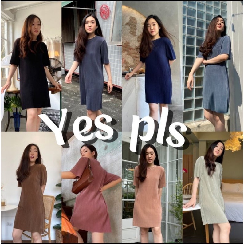 ส่งต่อเดรสพลีท yes pls dressร้าน 93favorsofficial ค่ะ