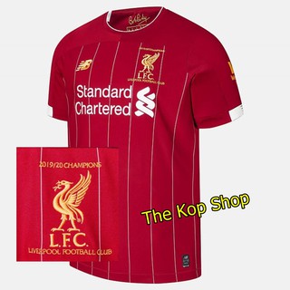 NB Liverpool FC Home Champions ลิเวอร์พูล เสื้อแข่ง(ปักแชมป์ที่อก) นำเข้าจากอังกฤษ