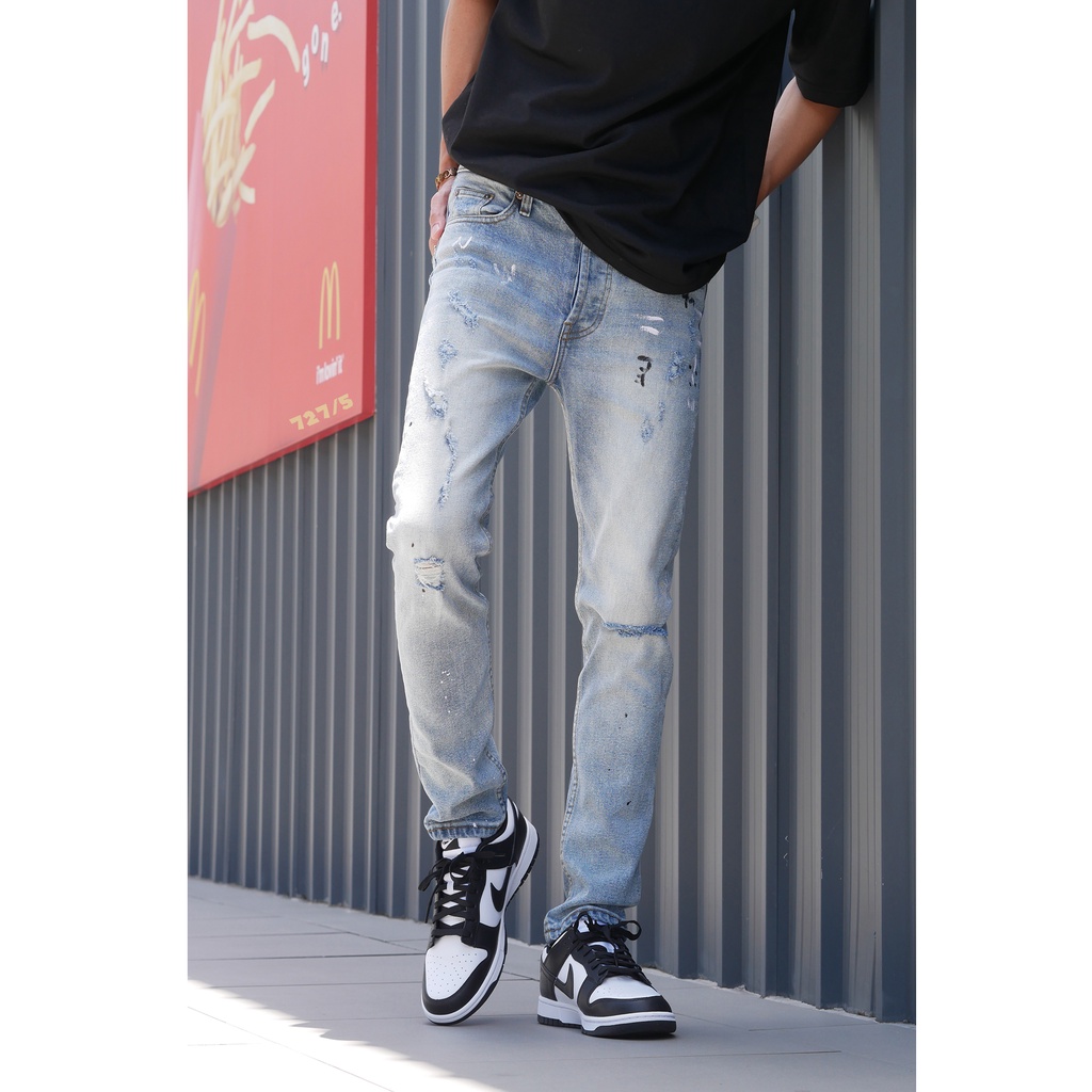 SKINNY FIT กางเกงยีนส์ทรงเดฟ NAMEW No.DS727/5