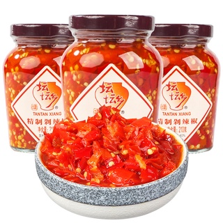 湖南特产坛坛乡精制剁辣椒210g พริกหูหนาน ขนาด 210 กรัม