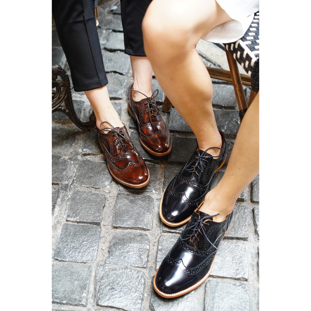 รองเท้าหนังแท้ HOLM รุ่น 'Midtown' Oxfords no.104