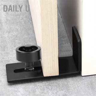 [คลังสินค้าใส]Daily U Carbon Steel Sliding Barn Door Floor Roller Guide Accessory Set Hardware Fittings