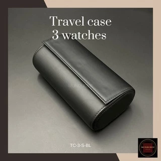 กล่อง/เคสใส่นาฬิกา 3 เรือน Leather Watch Case, Travel Watch Case