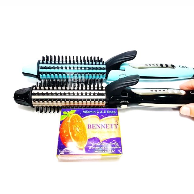 CKL 3in1 หวีไฟฟ้า หวีวอลลุ่ม โรลม้วนผม ที่หนีบผม