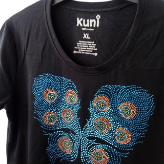 KUNI#K15 เสื้อยืดติดเพชร Rhinestoneแฟชั่น by Kunibrand