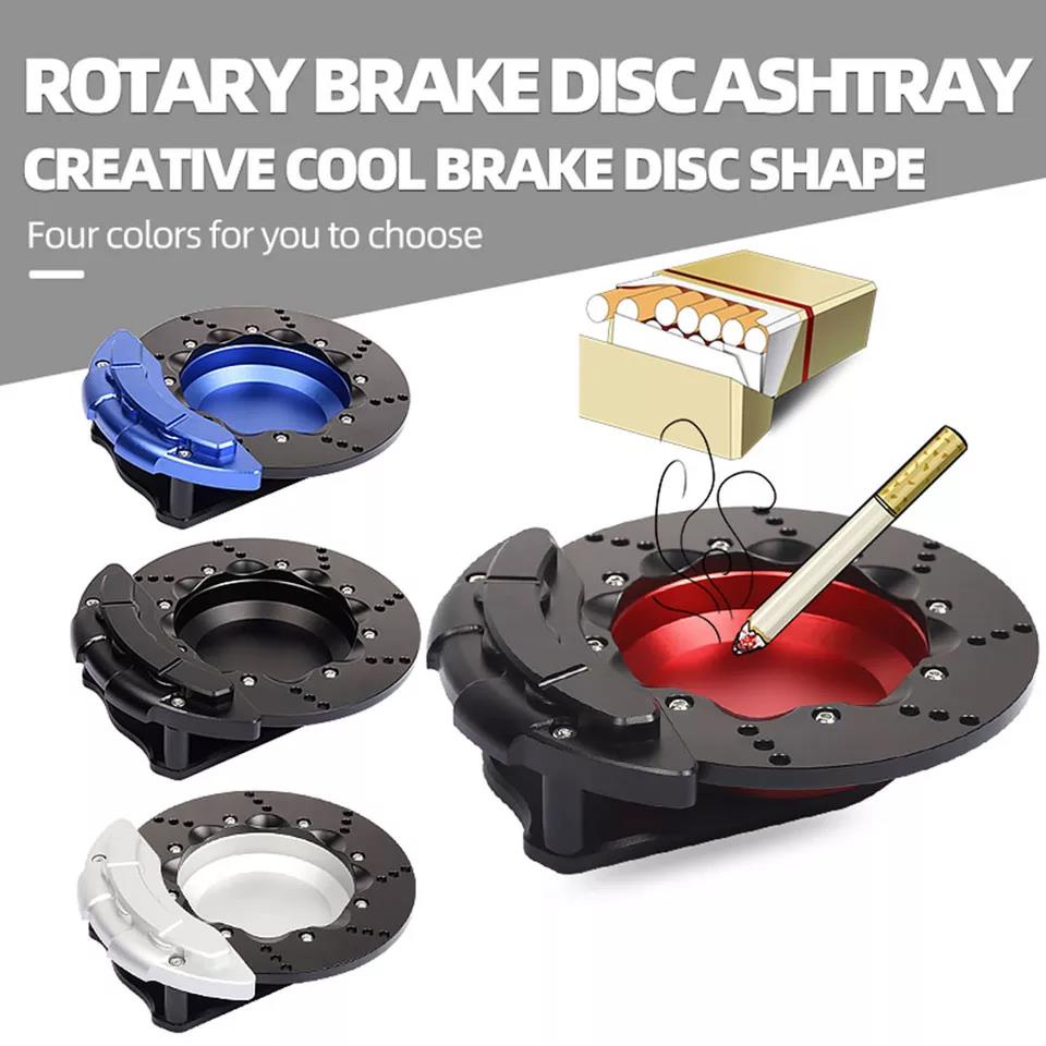 Universal Car Ashtray Disc Brake Disc Creative Personality Portable Cigarette Smoke Ashes Holder Car Inside Supplies Aaa