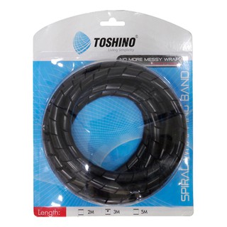 ไส้ไก่ พันสายไฟ เก็บสายไฟ รัดสายไฟพันสายไฟพันสายไฟ TOSHINO CW-3MBK 3 ม. CORDS COVER TOSHINO CW-3MBK 3M