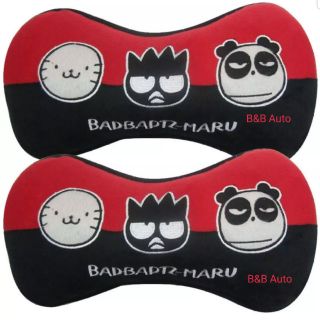 หมอนรองคอในรถยนต์ลิขสิทธิ์แท้ #BadBadtz-maru (2ชิ้น)