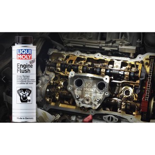 LIQUI MOLY น้ำยาทำความสะอาดเครื่องยนต์ ENGINE FLUSH ขนาด 300 ml ใช้ผสมน้ำมันเครื่องเก่าแล้วถ่ายล้างเพื่อขจัดคราบภายใน