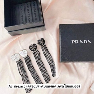 ต่างหูPrada งานไฮเอน 1:1