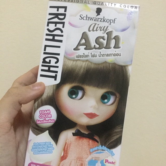 โฟมเปลี่ยนสีผม schwarzkopf airy ash