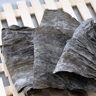 สาหร่าย วากาเมะแห้ง(干海带 ) ขนาด 100g​ เกรดเอ แผ่นใหญ่