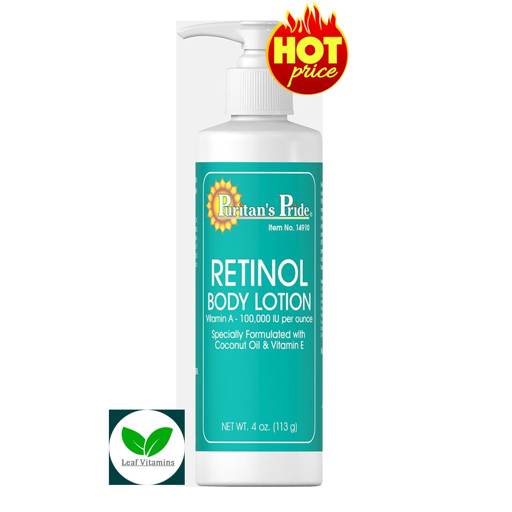 Puritan's Pride Retinol Body Lotion (Vitamin A 100,000 IU Per Ounce