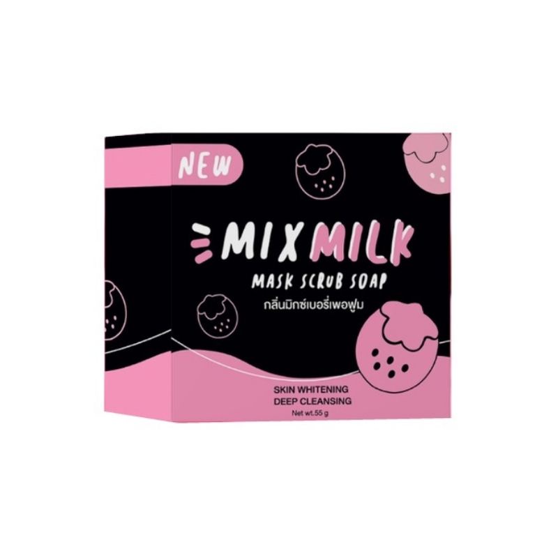 สบู่มิกซ์มิลล์ mix milk ขนาด 55 กรัม By pondARC มิกมิลล์ mixmilk