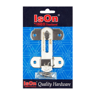 ✨นาทีทอง✨ กลอนสับสเตนเลสห้องน้ำ ISON รุ่น 2004 สีสเตนเลส Door Hardware &amp; Accessories