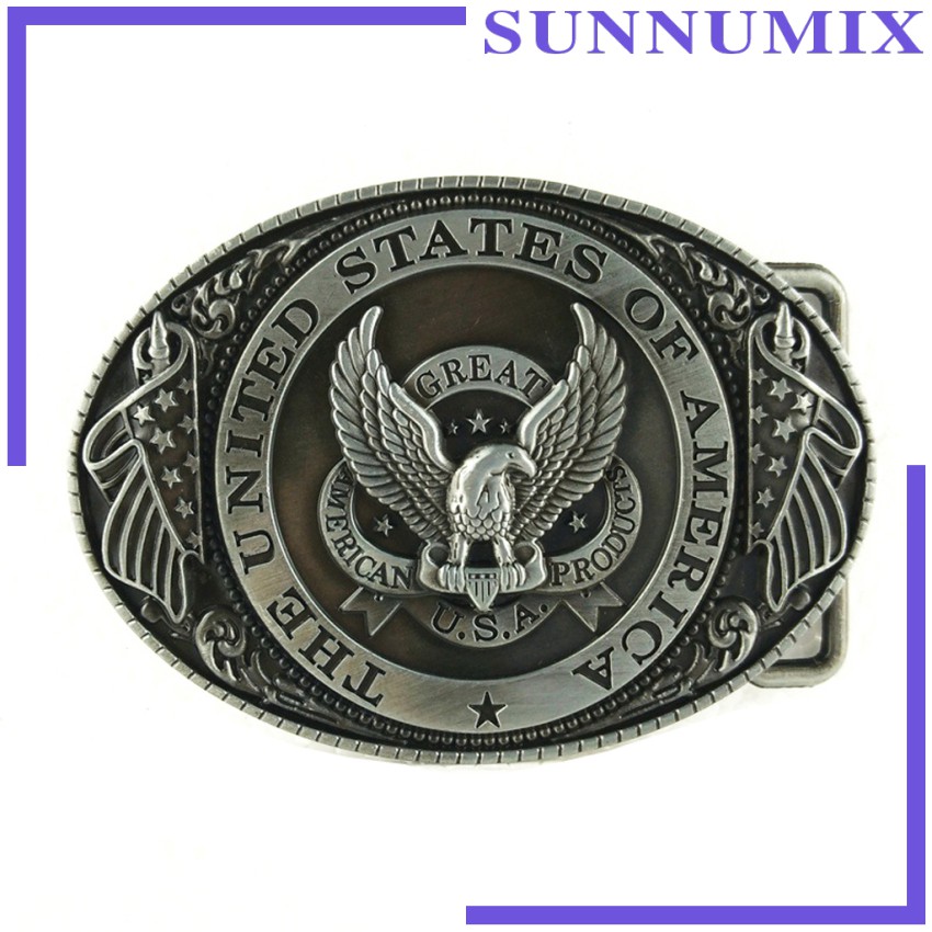 [SUNNIMIX] Vintage Pride Eagle และ Design Cowboy Belt Buckles