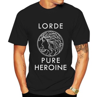 T-shirt  ขายดี เสื้อยืดลําลอง แขนสั้น พิมพ์ลายนักร้อง LORDE Pure e Zealand Art Pop Singer สไตล์ฮิปฮอป สําหรับผู้ชาย S-5