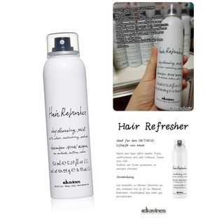 Davines Hair Refresher 90ml บางครั้งไม่มีเวลาสระผม แต่ก็ไม่อยากมัดผม หรือ เดินไปทานข้าวตอนเที่ยงร้อนจนเหงื่อออกทำให้ผมเห