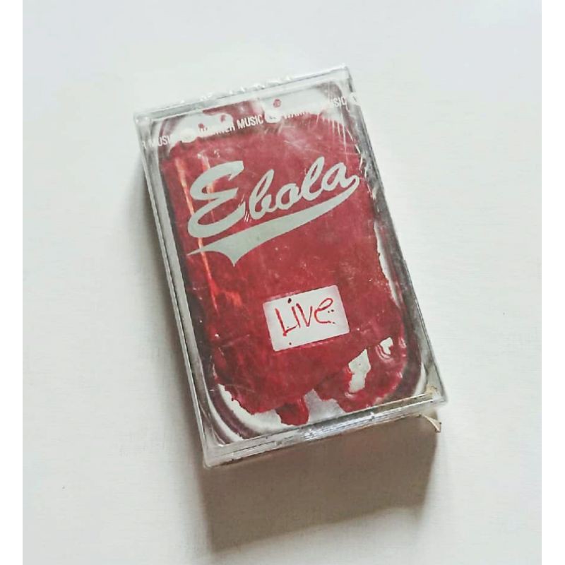 เทปเพลง Cassette Tape เทปคาสเซ็ท อีโบล่า​ Ebola​ : LIVE ซีล (2002)