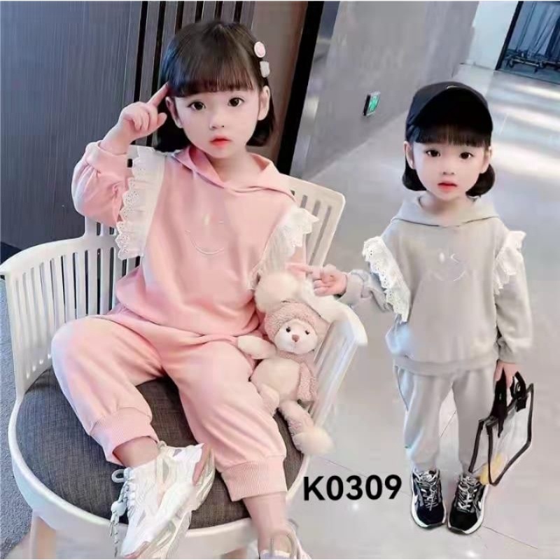 LACE HODIE SWIRE SET 2-5/6T