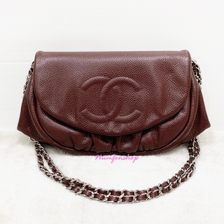 Chanel Red Caviar Halfmoon WOC สภาพสวยมาก