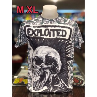 เสื้อวงร็อค👕The Exploited. ผ้าคัตตอน 100%คอฟิต‼️ทรงสวย‼️ผ้าบาง‼️สกรีนเต็ม‼️