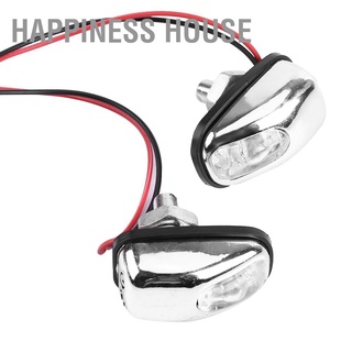 Happiness House หัวฉีดสเปรย์ที่ปัดน้ําฝนกระจกหน้ารถยนต์ Led 12V