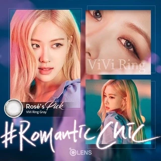 ส่งด่วนทุกวัน‼️คอนแทคเลนส์ Vivi Ring สี Gray / Brown - Gaezz Secret ขนาดมินิ