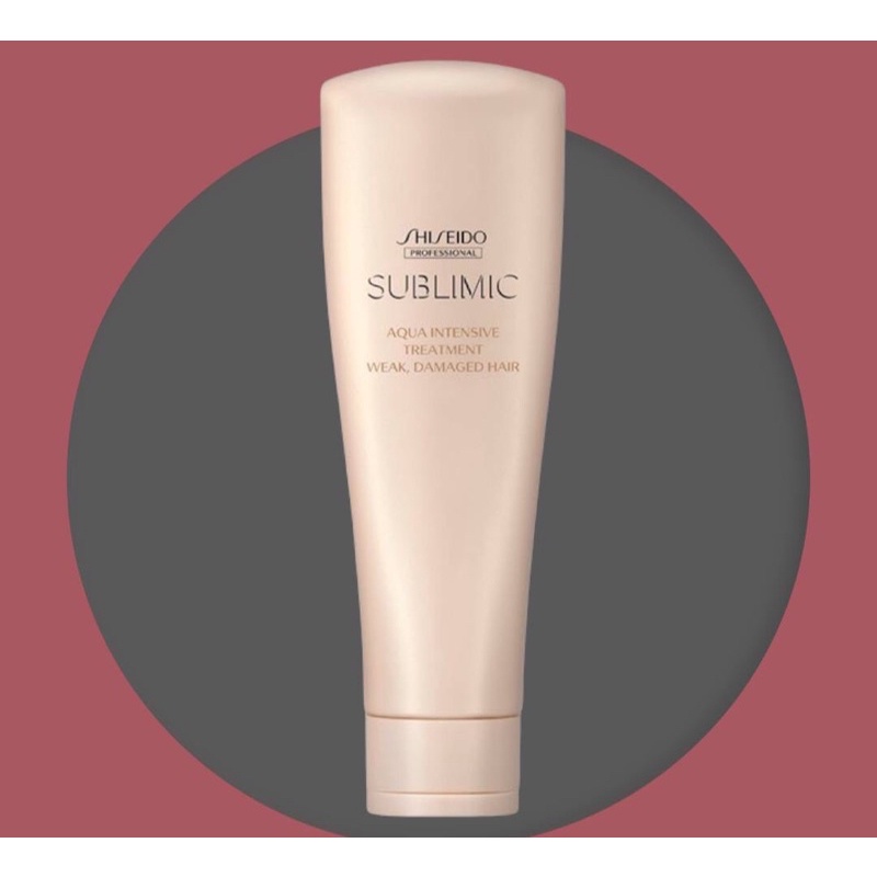 Shiseido Sublimic Aqua Intensive Treatment Weak,Damaged Hair 250ml ทรีทเม้นท์ ชิเชโด้ ผมแห้งเสียมาก