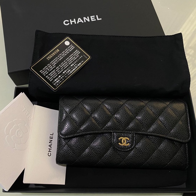 Chanel wallet holo25 caviar แท้100%