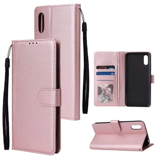 เคสVivo เคสโทรศัพท์หนัง PU ซิลิโคน TPU นิ่ม ฝาพับแม่เหล็ก พร้อมช่องใส่บัตร และขาตั้ง สําหรับ For Vivo 1807 1811 1816 1817 1820 1935 1938 1901 1902 1904 1906 V2109 V2135 V2026 V2027 V2029 V2043 V2037 V2048 V2102 Phone Case PU Leather Flip Cover Magnetic
