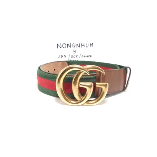 เข็มขัด Gucci GG marmont belt sz 100 40 มือ 2 ของแท้