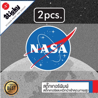 ขายเป็นคู่ sticker สติกเกอร์ลาย NASA สติกเกอร์ติดได้ทุกที่ สติกเกอร์ติดข้างรถ