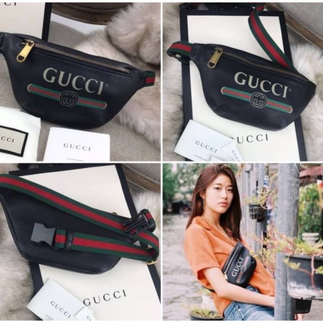 Gucci​ print​ small​ Belt​ bag