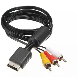 สาย AV PS1, PS2, PS3 สำหรับเครื่อง playstation PS1, PS2 หรือ PS3 สายต่อสัญญาณภาพและเสียง ส่งของจากกรุงเทพฯ