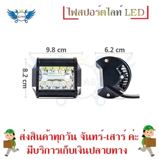 [โค้ดBIKE368ลดอีก15%]ไฟสปอร์ตไลท์ LED สำหรับมอเตอร์ไซค์ บิ๊กไบค์ ไฟตัดหมอก ไฟหน้ารถ (0021)