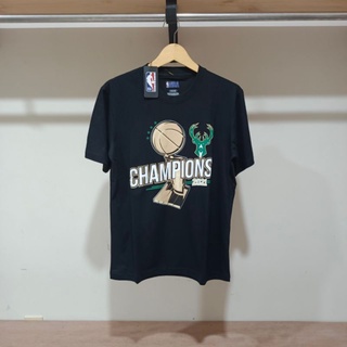 เสื้อยืด พิมพ์ลายโลโก้ Nba Champions พรีเมี่ยม สไตล์วินเทจ สําหรับผู้ชาย และผู้หญิง