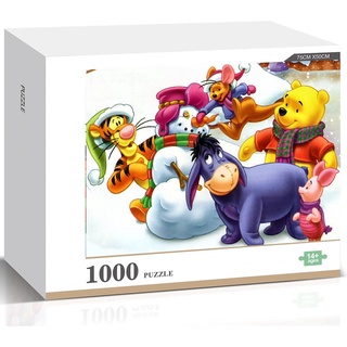 จิ๊กซอว์ไม้ปริศนา รูป Winnie The Pooh And Friends Disney สําหรับตกแต่งบ้าน ปาร์ตี้ ครอบครัว 500 ชิ้น