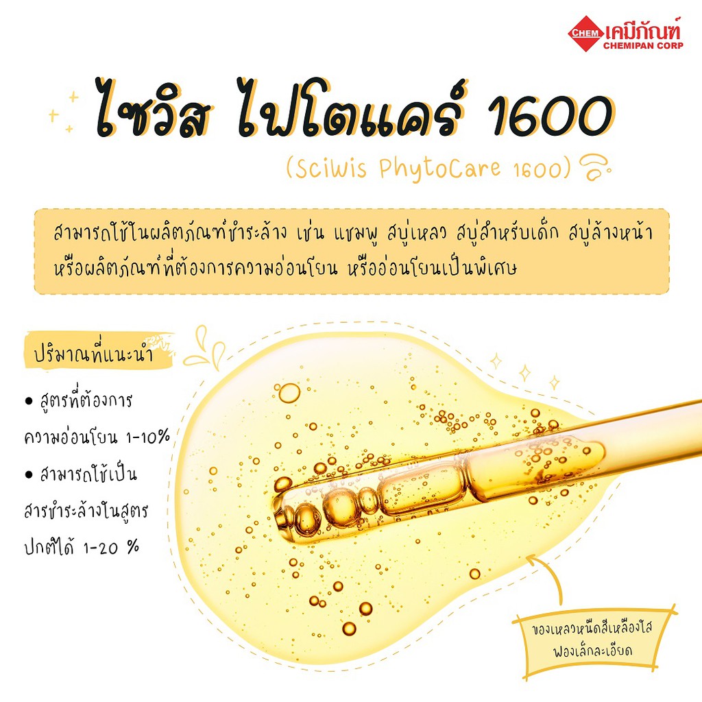 ไซวิส ไฟโตแคร์ 1600 (Thai) (SciWis PhytoCare 1600) 1kg.