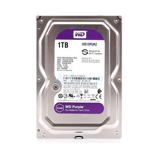 1 TB SATA-III WD Purple (64MB 5400RPM WD10PURZ) สำหรับกล้องวงจรปิด