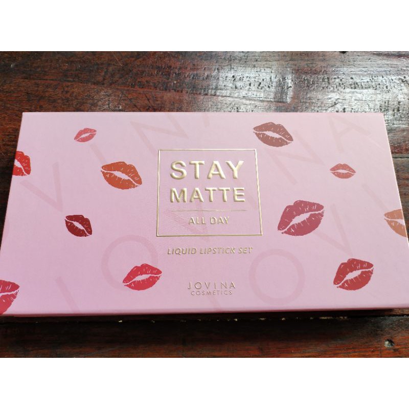 กล่องใส่ลิป jovina lip set ของแท้ 100%