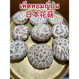 เห็ดหอมญี่ปุ่น 日本花菇 เห็ดหอมลายญี่ปุ่น เห็ดหอมไซส์กลางๆ เห็ดหอมและเห็ดหอมกลาง中朵 香菇 สินค้าใหม่