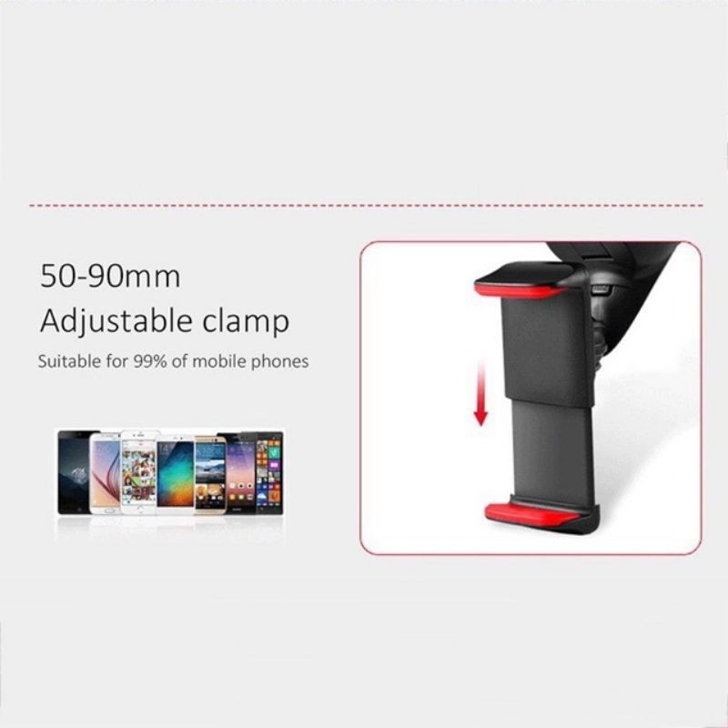 ที่ยึดโทรศัพท์มือถือในรถยนต์ ที่ตั้งมือถือในรถ แท่นจับมือถือในรถ แบบติดดูดกระจก หรือ - รูปที่ 2