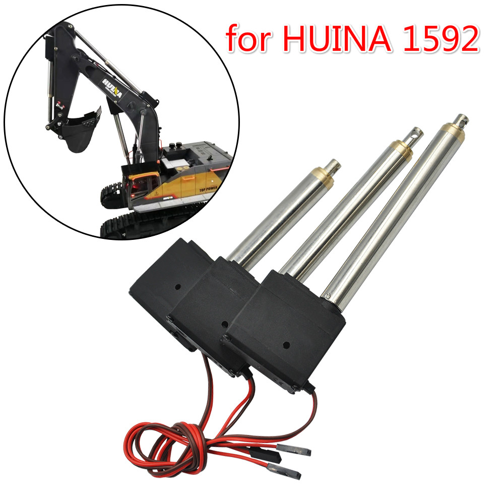 อะไหล่แขนเซอร์โว โลหะอัลลอย สําหรับอัพเกรดรถไต่หินบังคับ HUINA 592 22CH 1:14 1592 3 ชิ้น