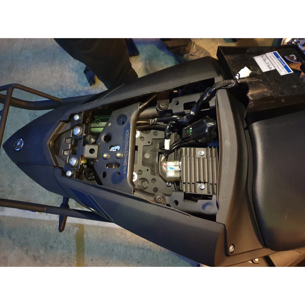 Rear Rack แร็คหลัง แร็คท้าย ตะแกรงท้าย ตะแกรงหลัง YAMAHA MT03 / R3  (2016-2024) เหล็กหนา 3 มม. แข็งแรง ตะแกรงหลัง ราคา ถูกที่สุด ดีลบีเคเค แกลเลอรีภาพที่ 4