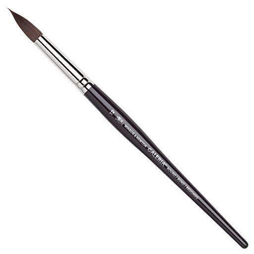 (พรีออเดอร์ 7-10 วัน)Winsor & Newton พู่กันแกเลอเรีย สำหรับสีอคริลิค Acrylic brush galeria แบบกลม เบอร์ 12/14/16  1 แท่ง