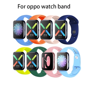 สายนาฬิกาข้อมือ แบบซิลิโคน สําหรับ Oppo 2020 ขนาด 41, 46 มม.